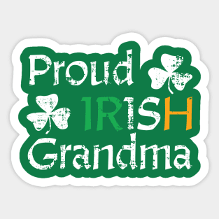 Proud Irish Grandma Sticker